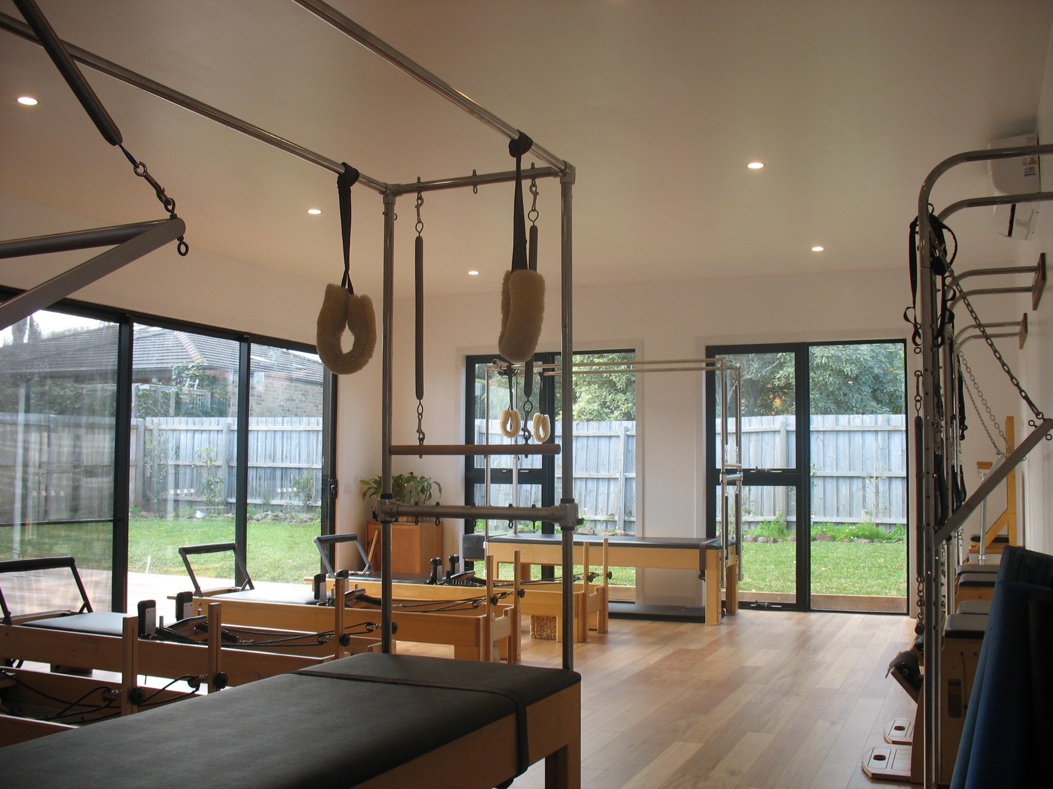 The custom-built Red Rock Pilates studio in Sandringham with Classical Pilates equipment
